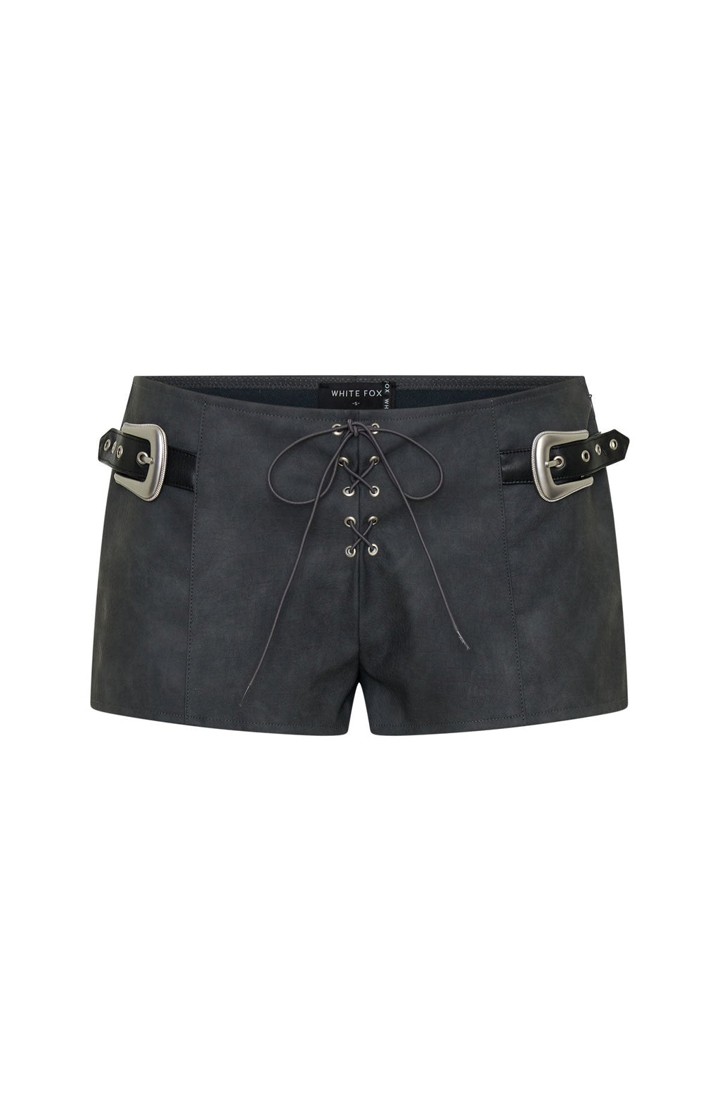 White Fox In The Crowd Shorts Charcoal
