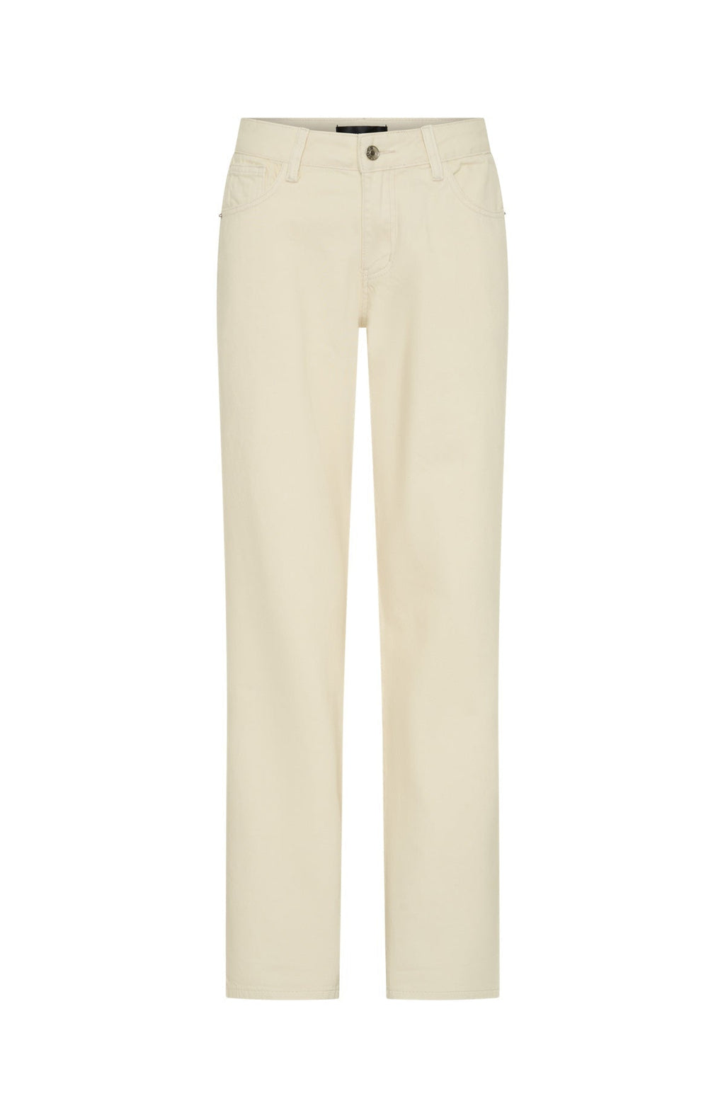 White Fox Zara Low Rise Straight Leg Jeans Cream