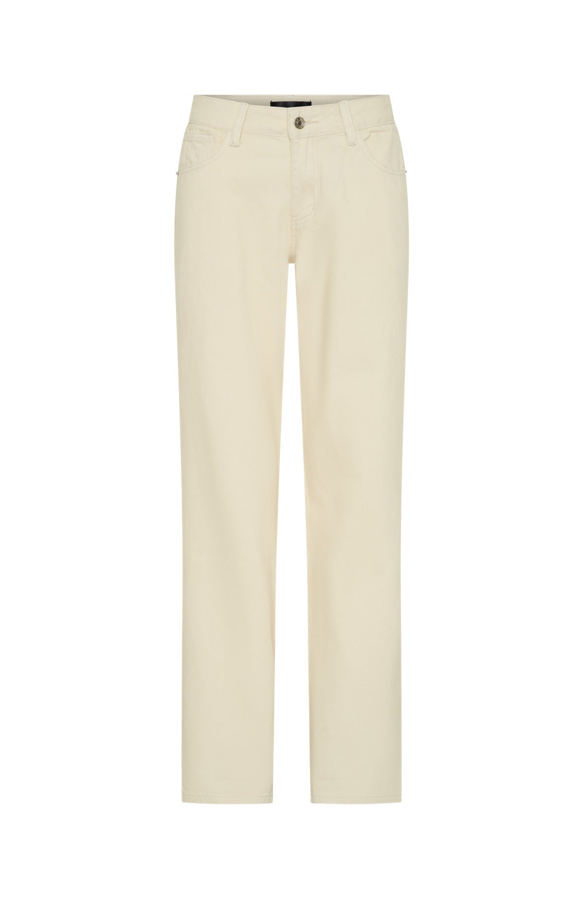 White Fox Zara Low Rise Straight Leg Jeans Cream