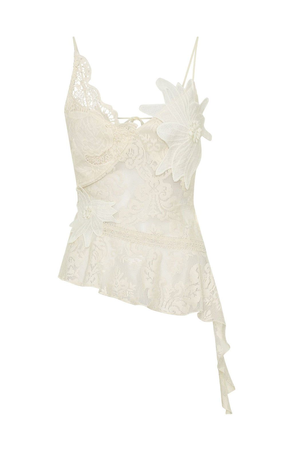 White Fox Wild Tonight Top Vintage Cream
