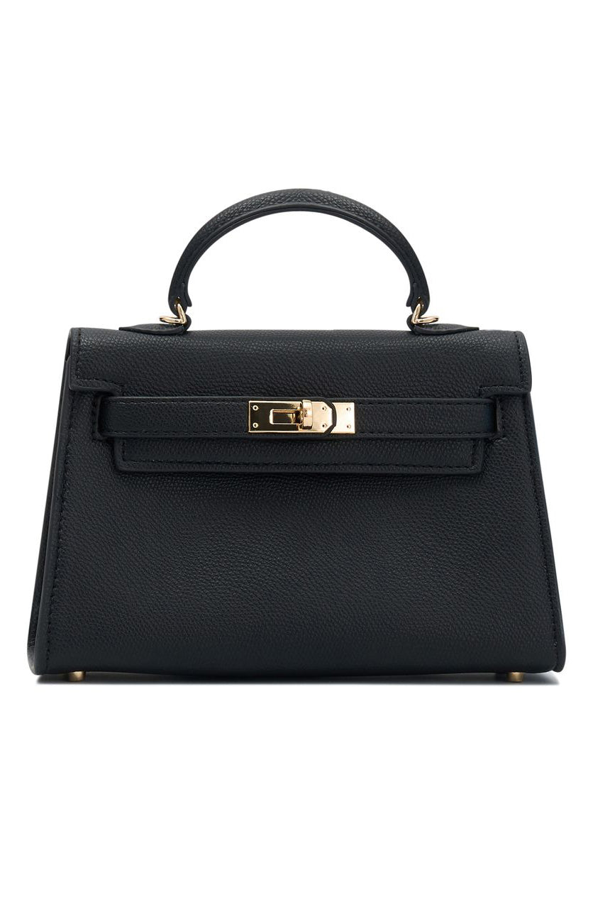 White Fox Hope Top Handle Bag Black