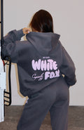 White Fox Capsule 9 Star Of The Moment Oversized Hoodie Volcanic