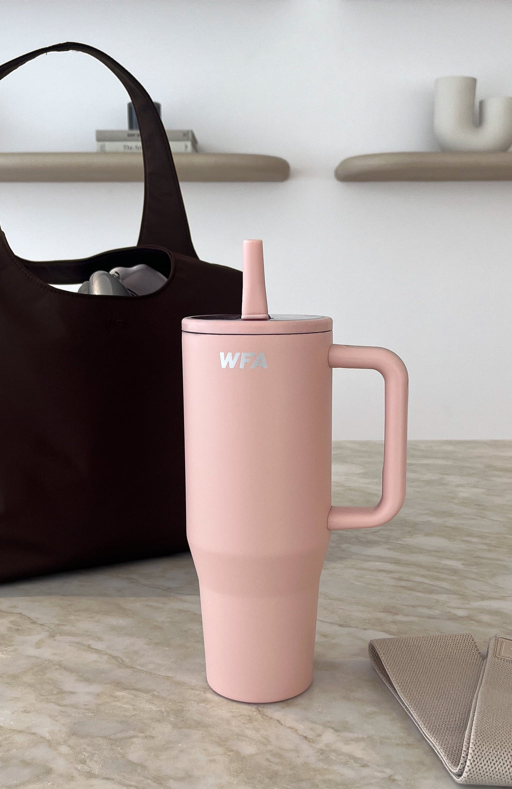 White Fox Lumira Drink Bottle 1.2 Litre Baby Pink