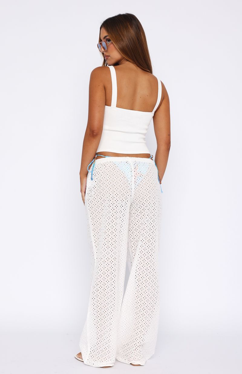 White Fox Lost For A While Pants White