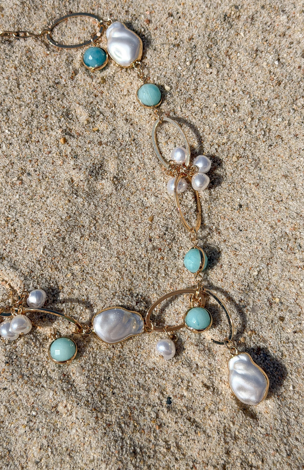 White Fox Borna Necklace Gold