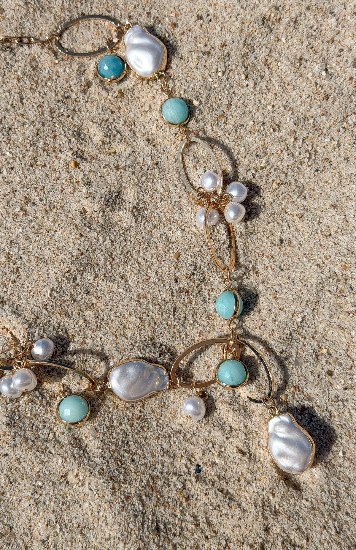White Fox Borna Necklace Gold