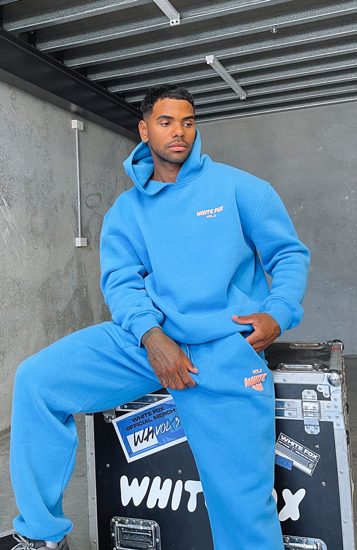 White Fox Offstage Hoodie Azure