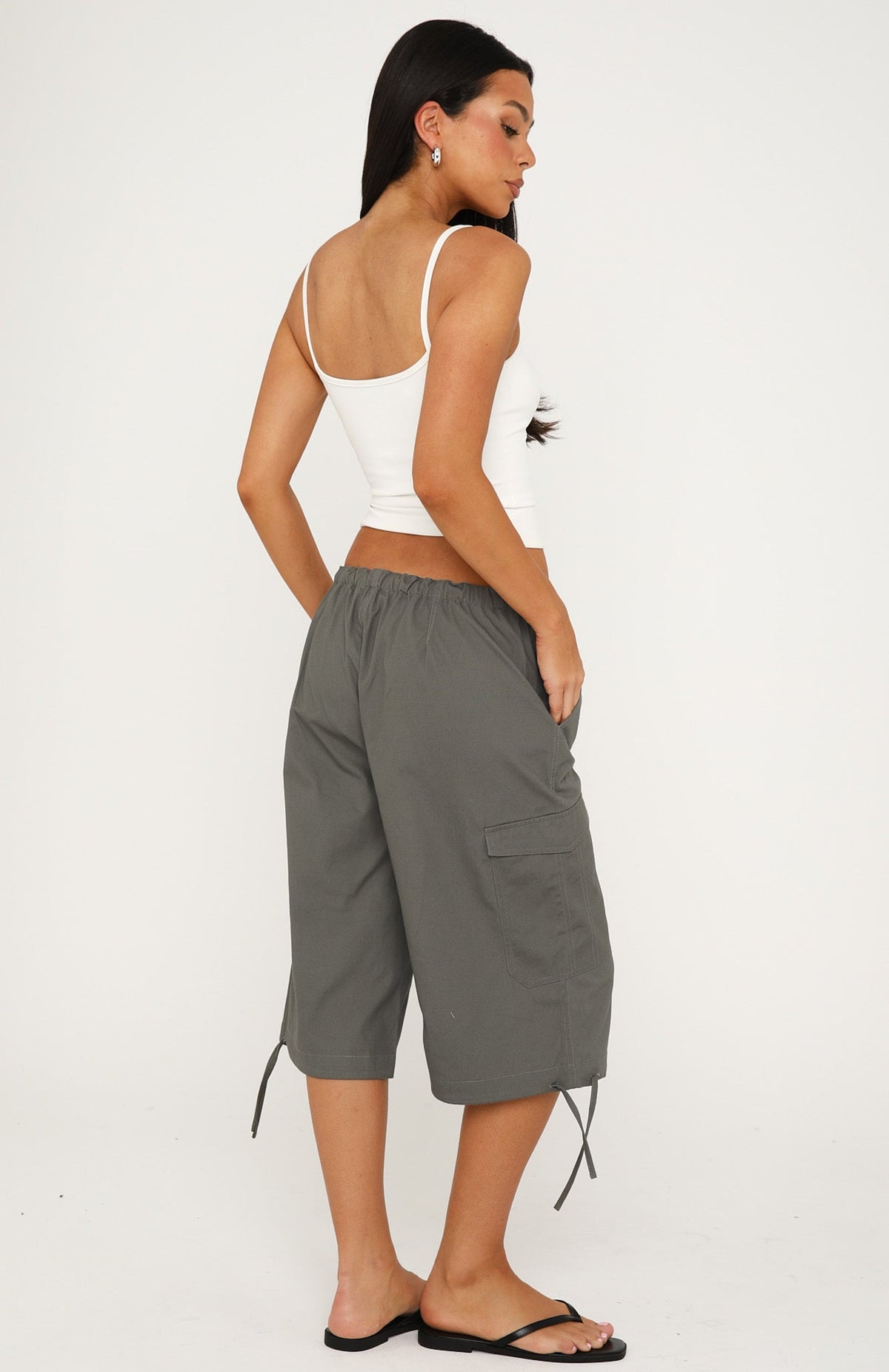 White Fox Just My Type Cargo Shorts Petrol