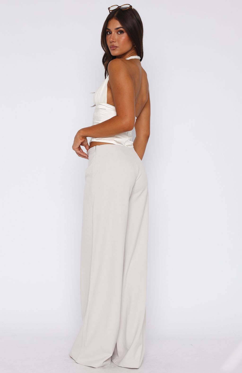 White Fox Walk With You Pants Bone