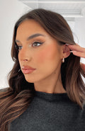 White Fox Sloane Earrings Gold