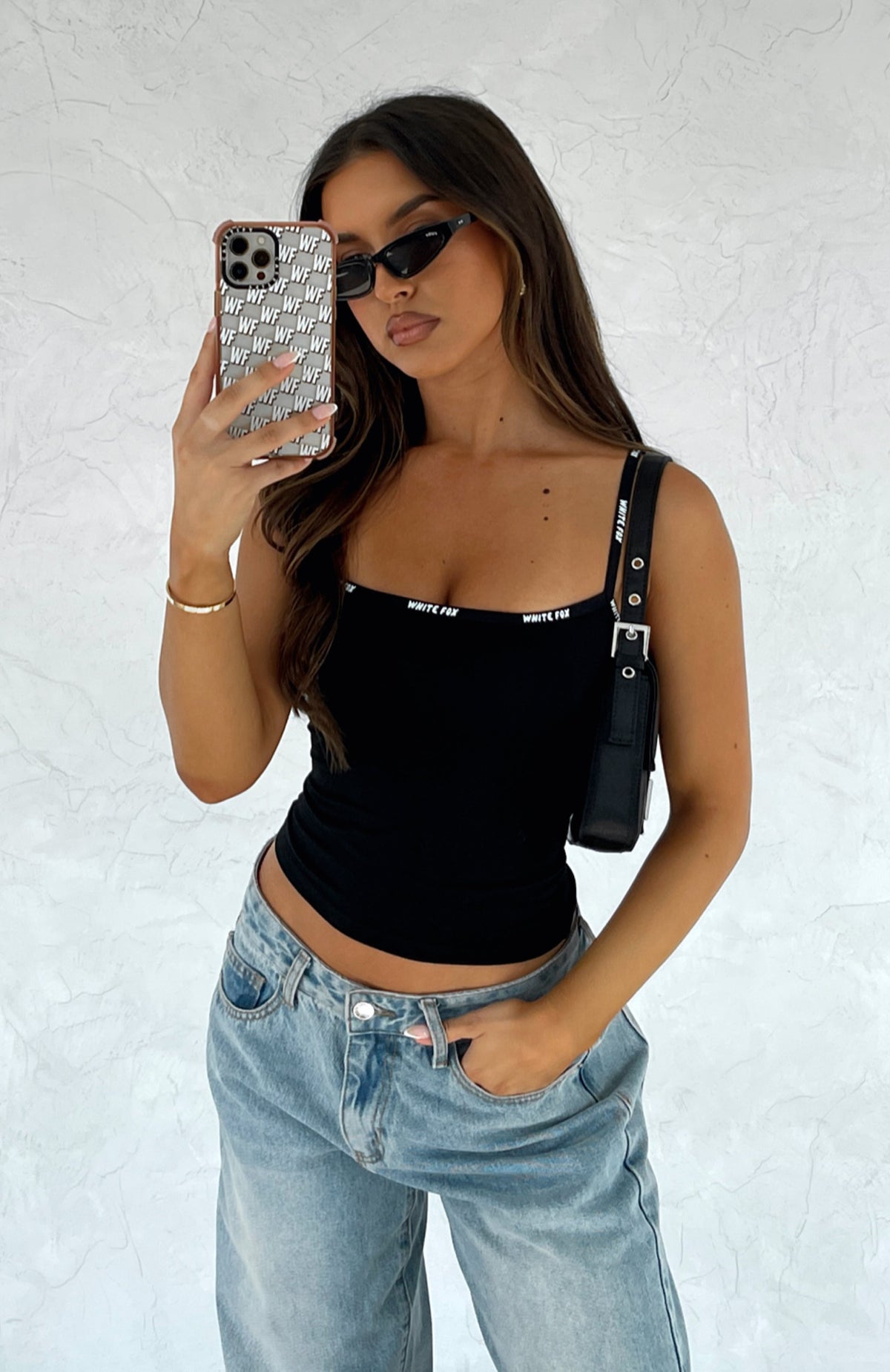 White Fox New Expression Tank Black