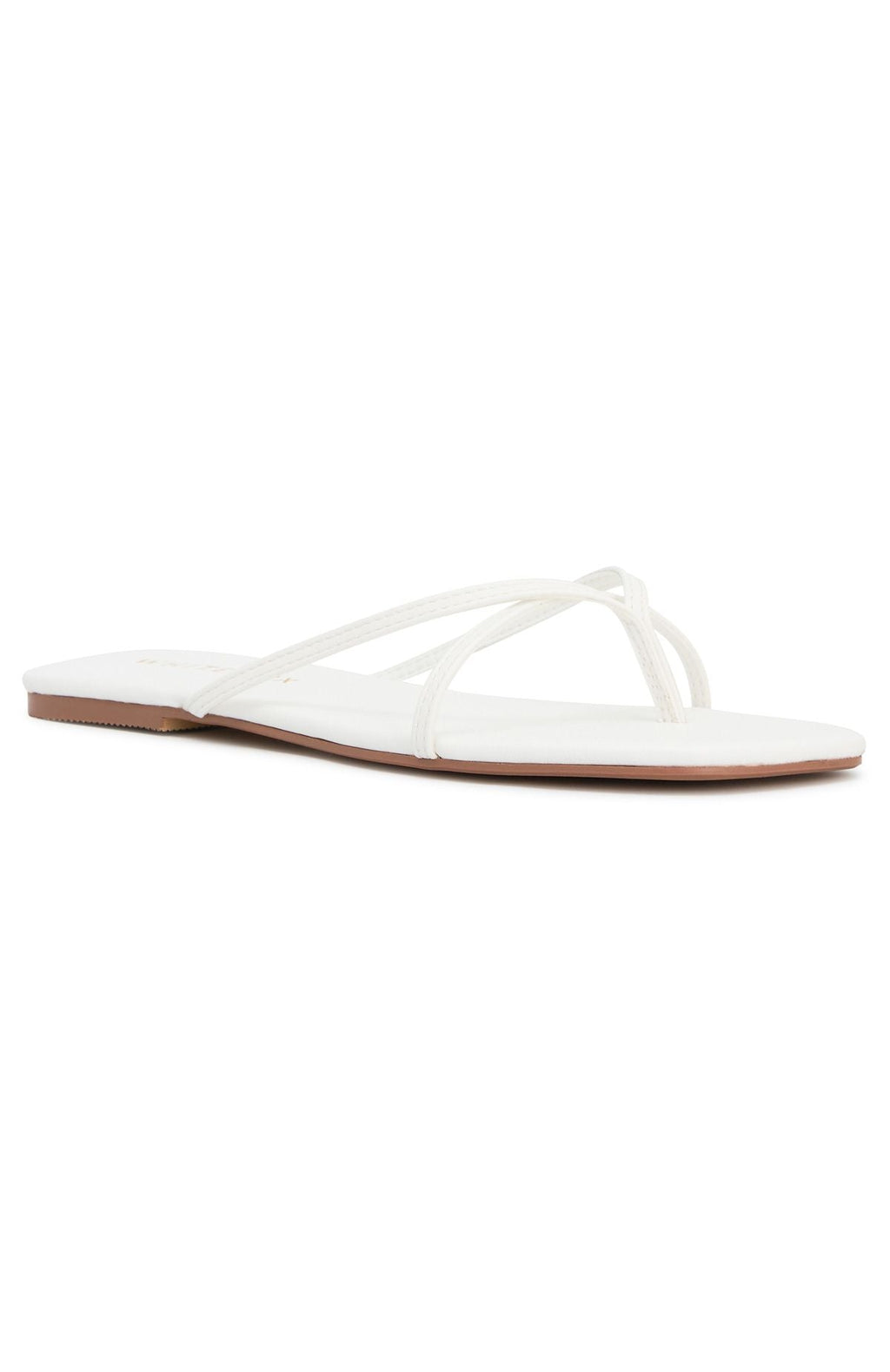 White Fox Ailani Thong Sandals White