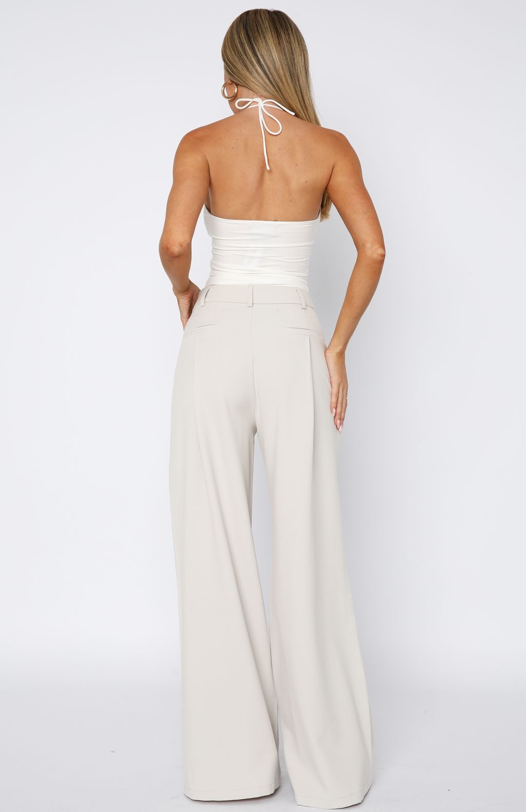 White Fox It's Now Or Never Pants Bone