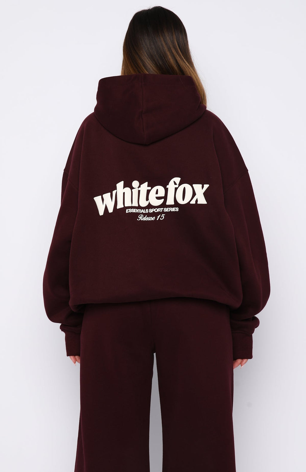 White Fox Release 15 Kiana Oversized Hoodie Plum