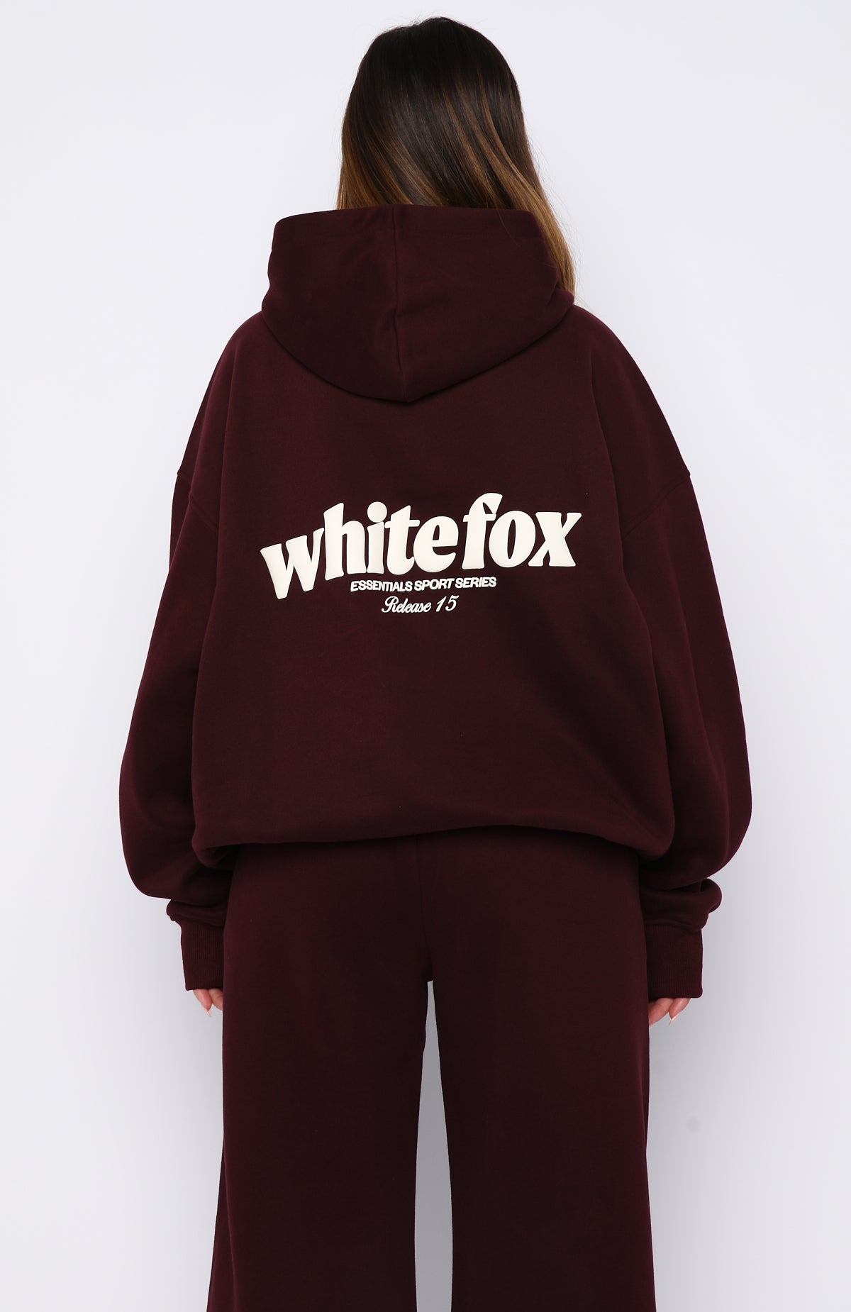 White Fox Release 15 Kiana Oversized Hoodie Plum