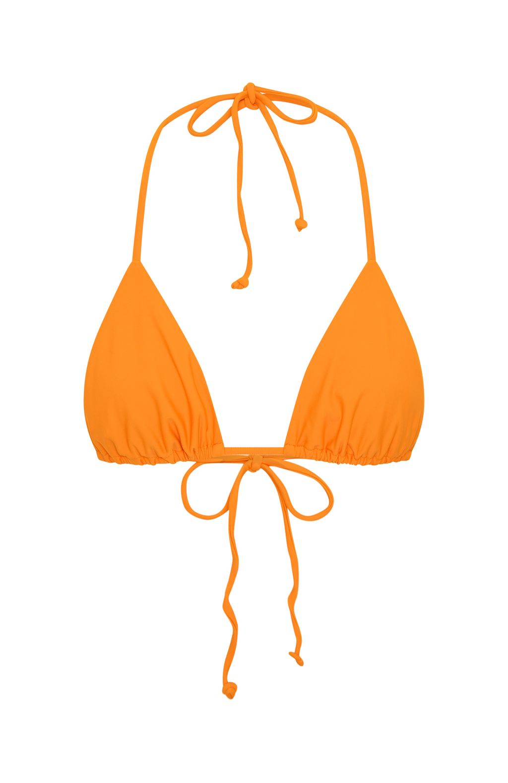 White Fox Golden Hour Bikini Top Tangerine
