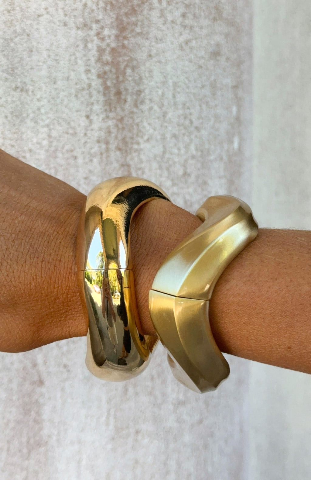 White Fox Miller Bracelet Set Gold