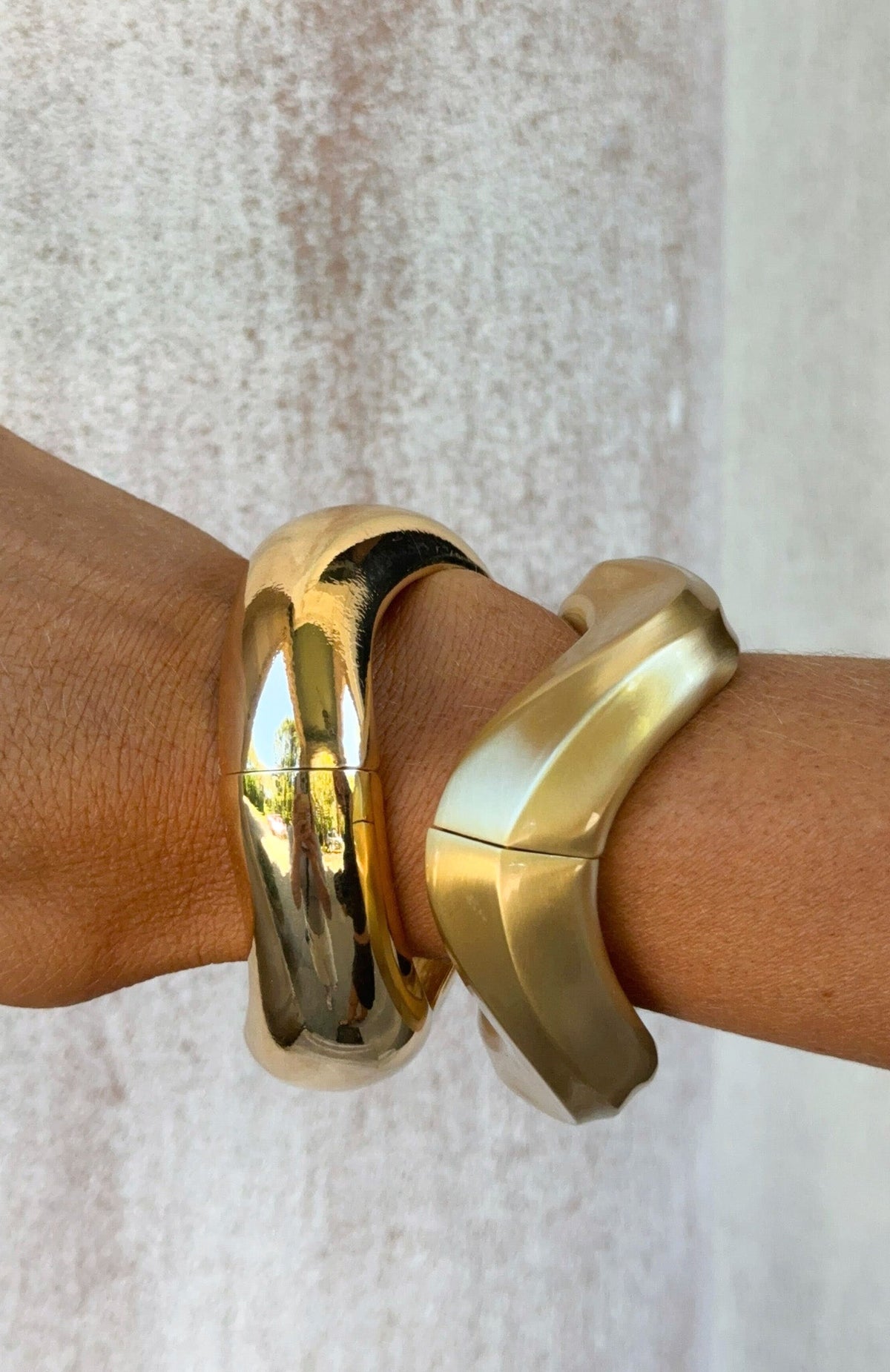 White Fox Miller Bracelet Set Gold