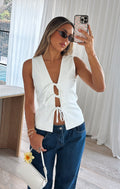 White Fox Bits Of You Top White