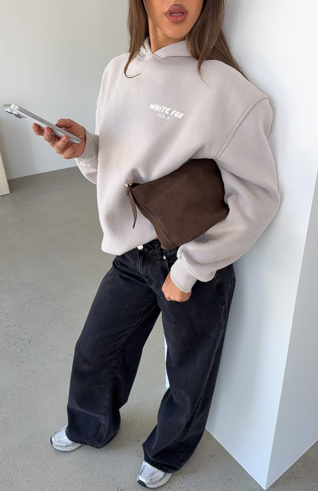 White Fox Offstage Hoodie Moon