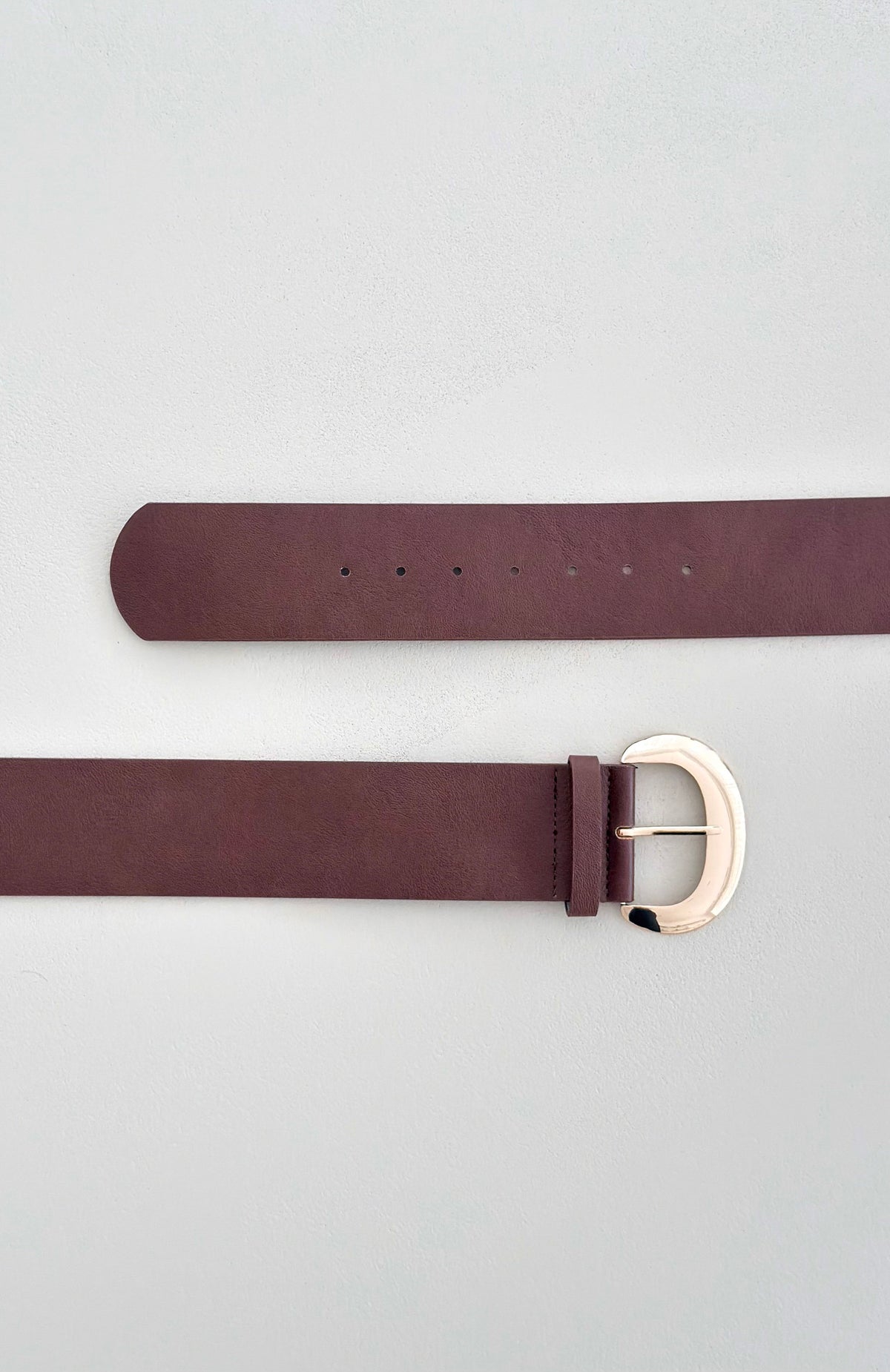 White Fox Delara Belt Chocolate