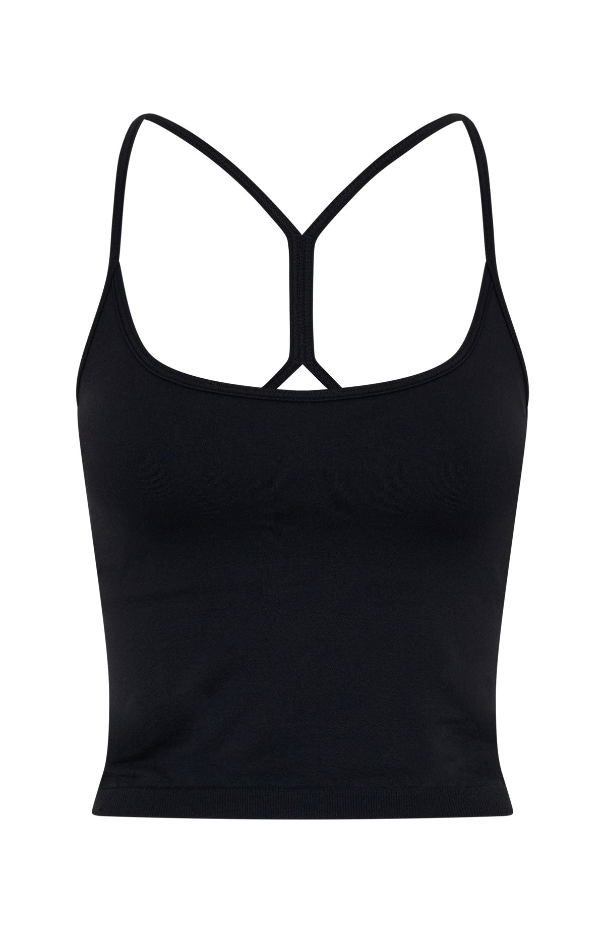 White Fox Champion Seamless Active Tank Black
