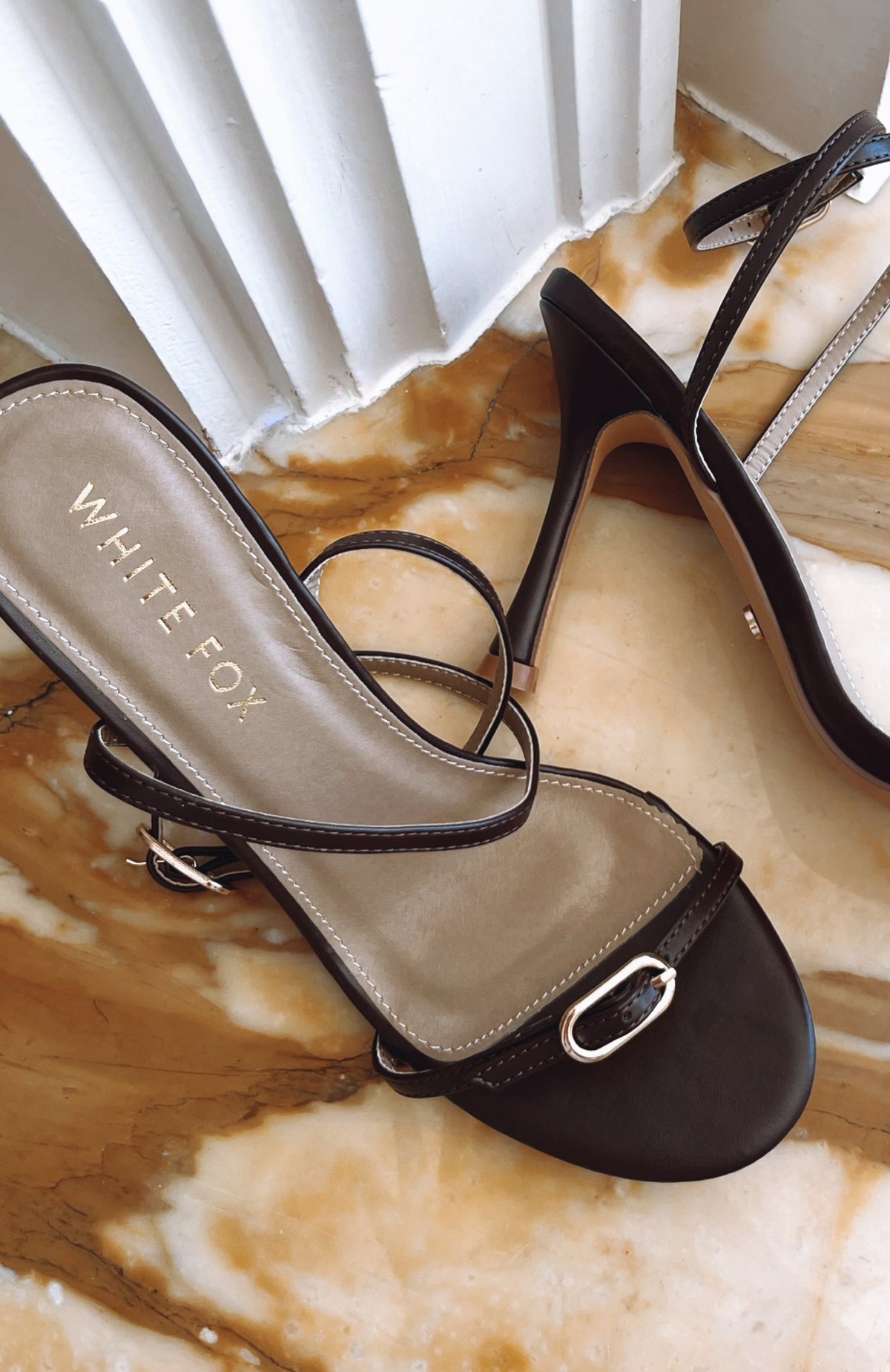 White Fox Zana Heels Chocolate