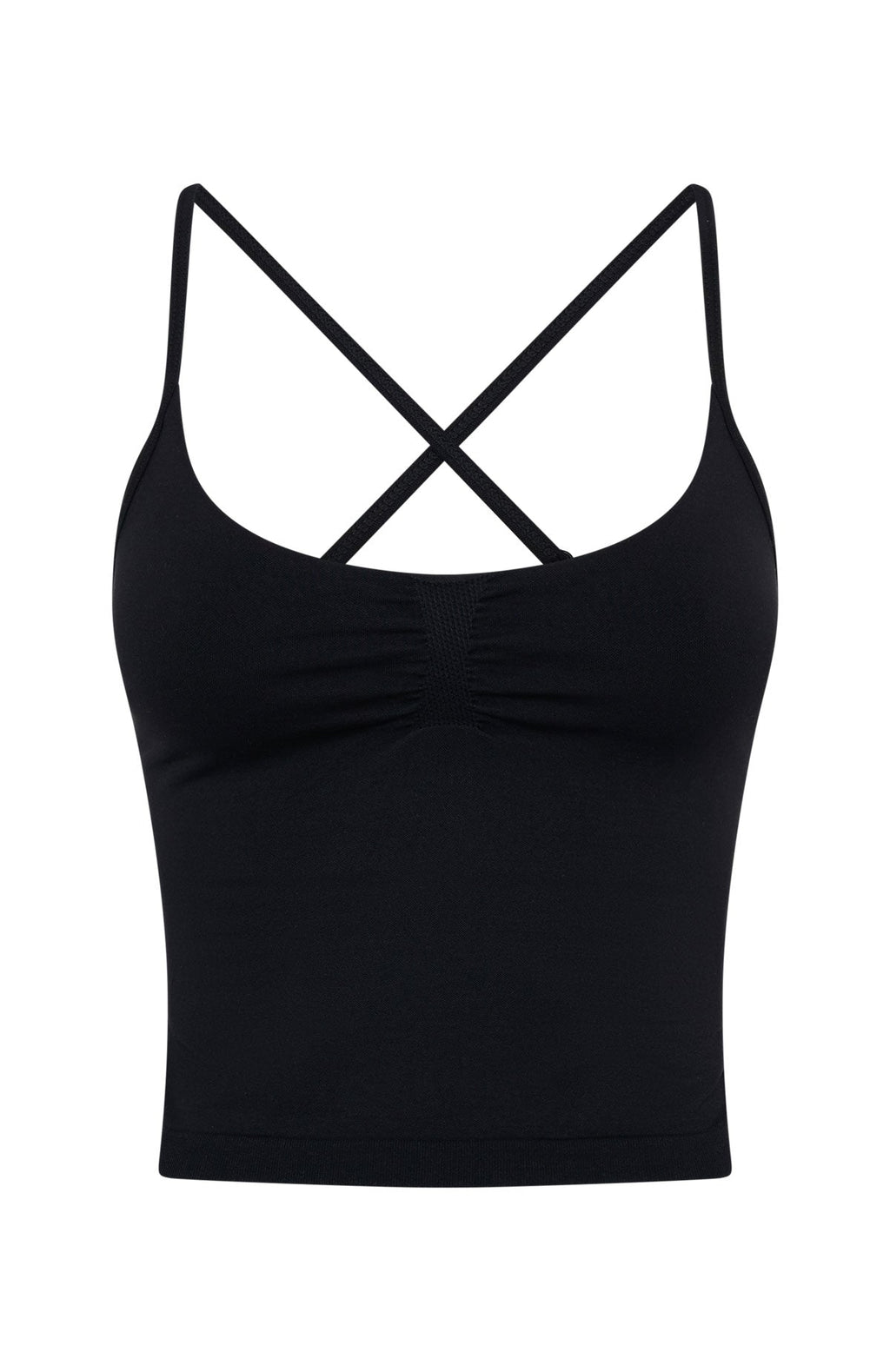 White Fox Drift Seamless Active Tank Black