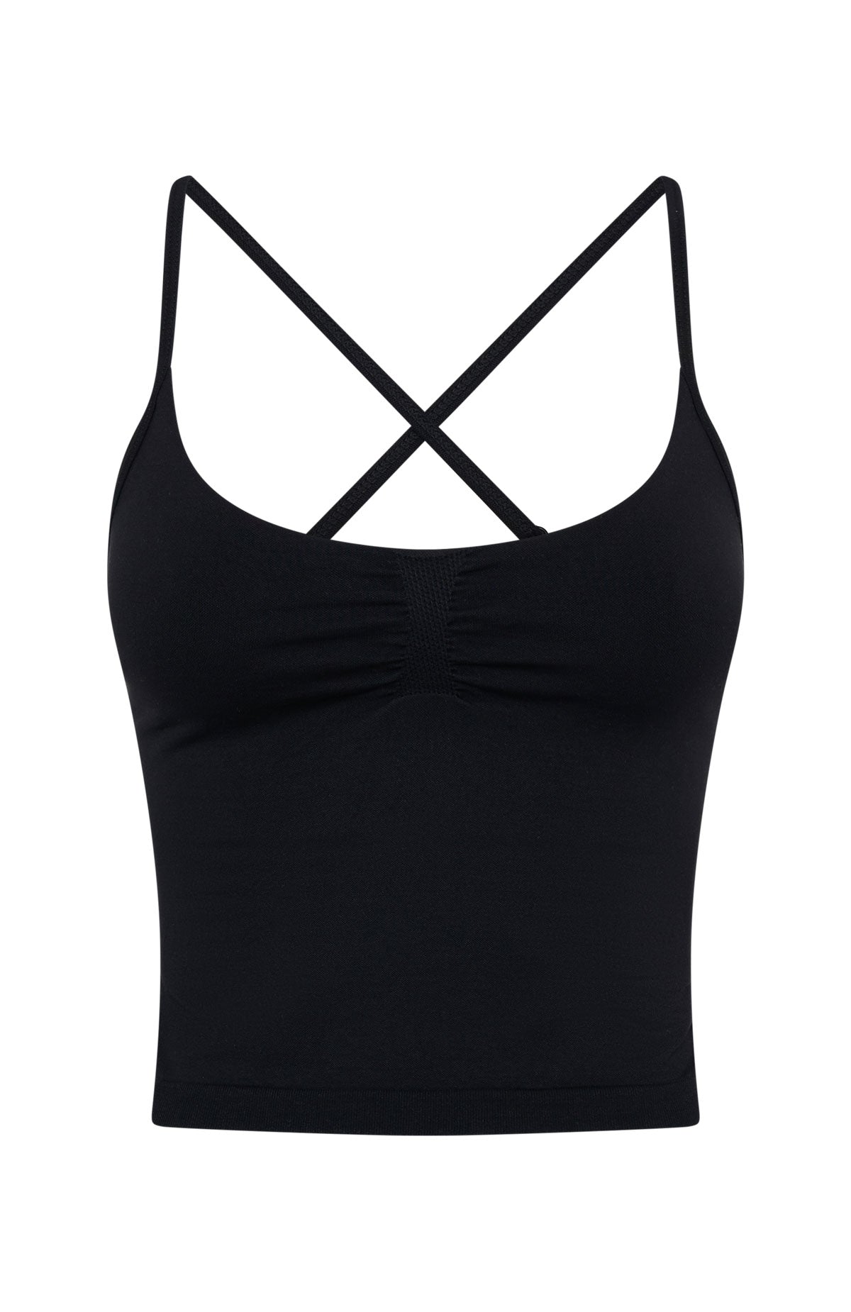 White Fox Drift Seamless Active Tank Black