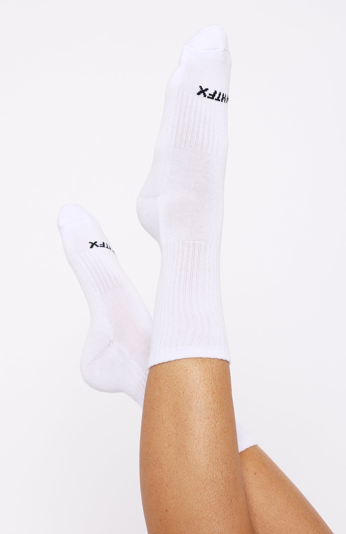 White Fox One More Look Socks White