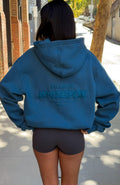 White Fox Studio 17 Spencer Oversized Hoodie Teal