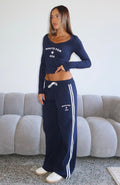 White Fox Found You Out Track Pants Navy