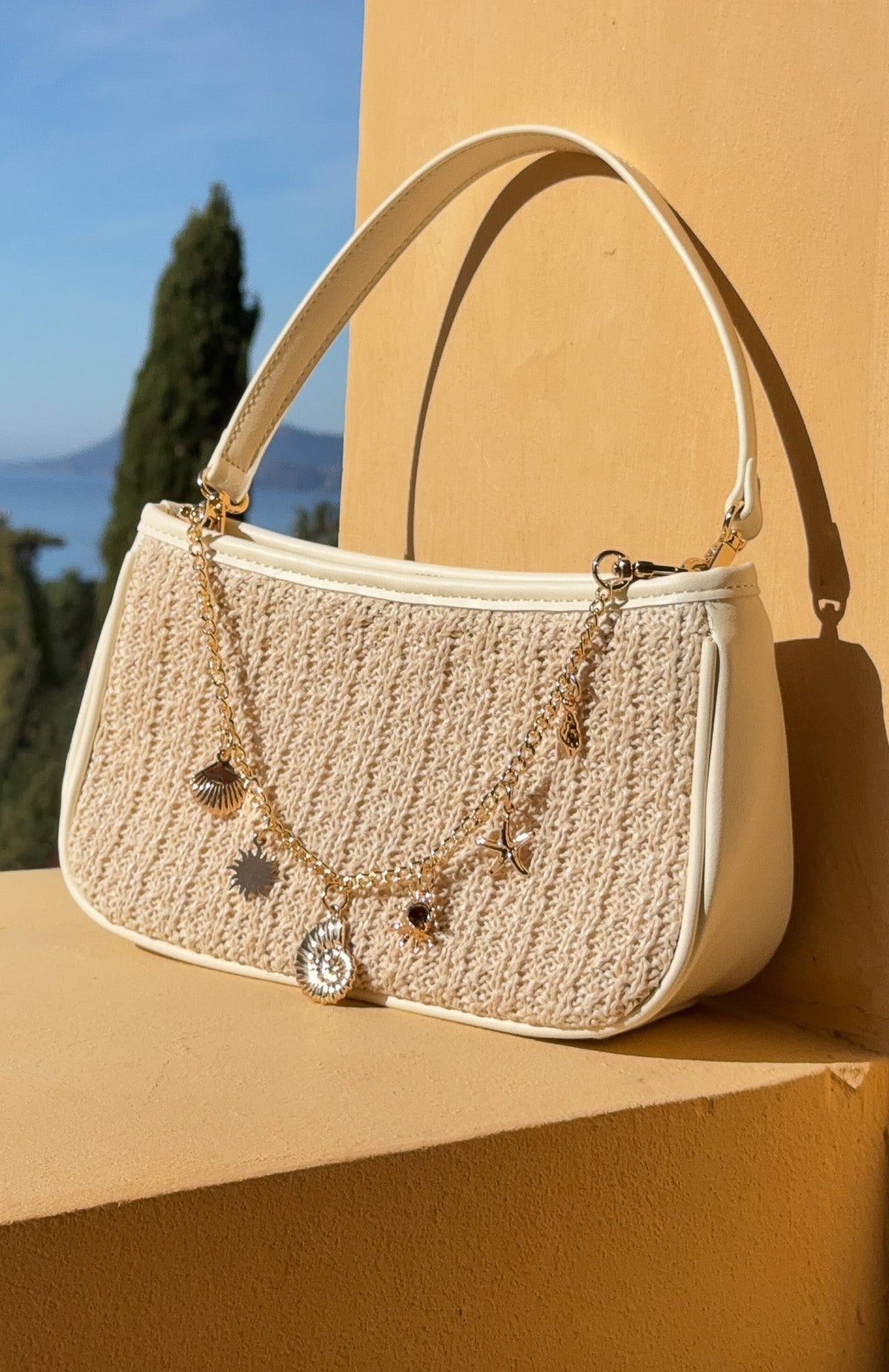 White Fox Grady Shoulder Bag Cream