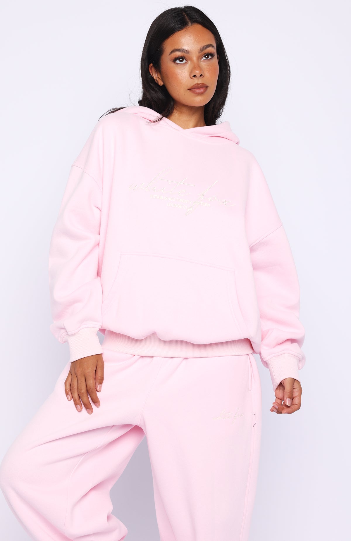 White Fox Know What You Want Oversized Hoodie Posy