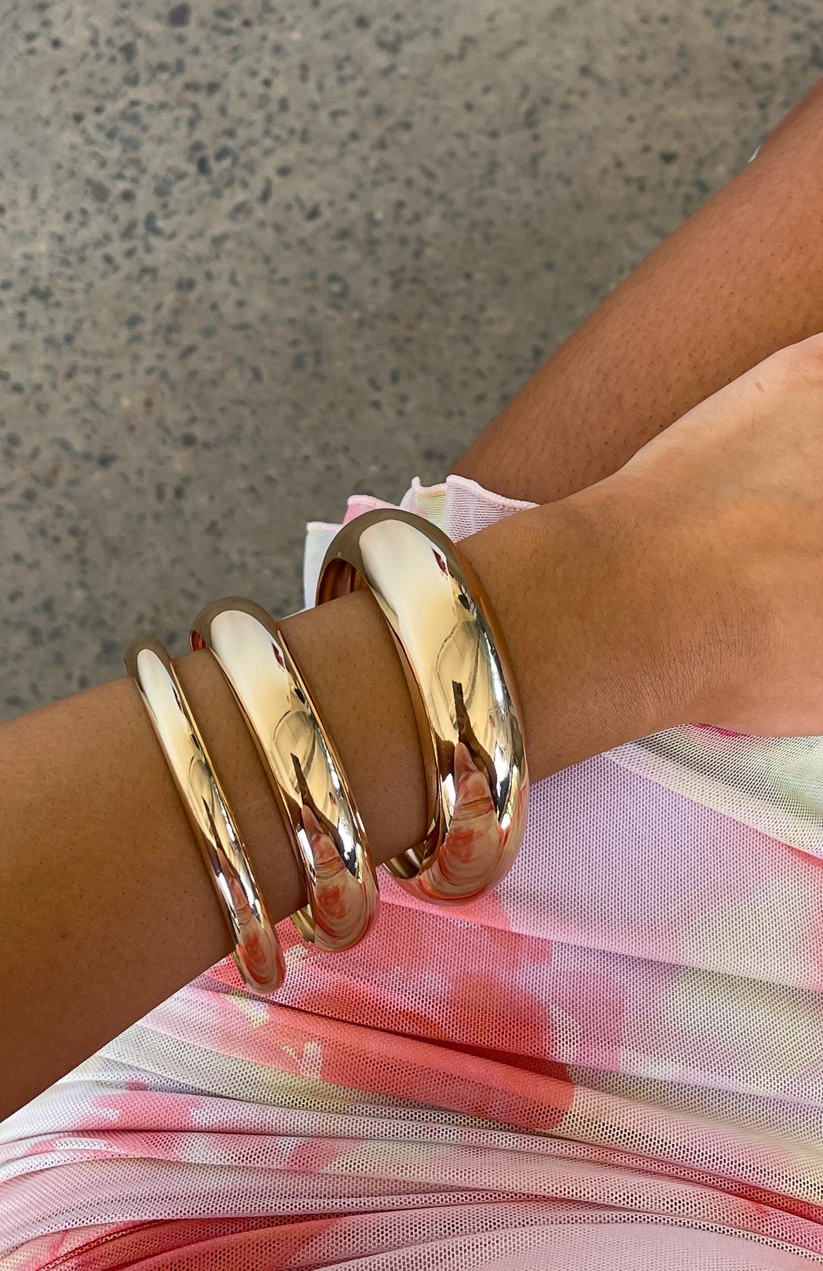 White Fox Serenity 3Pk Bracelet Set Gold
