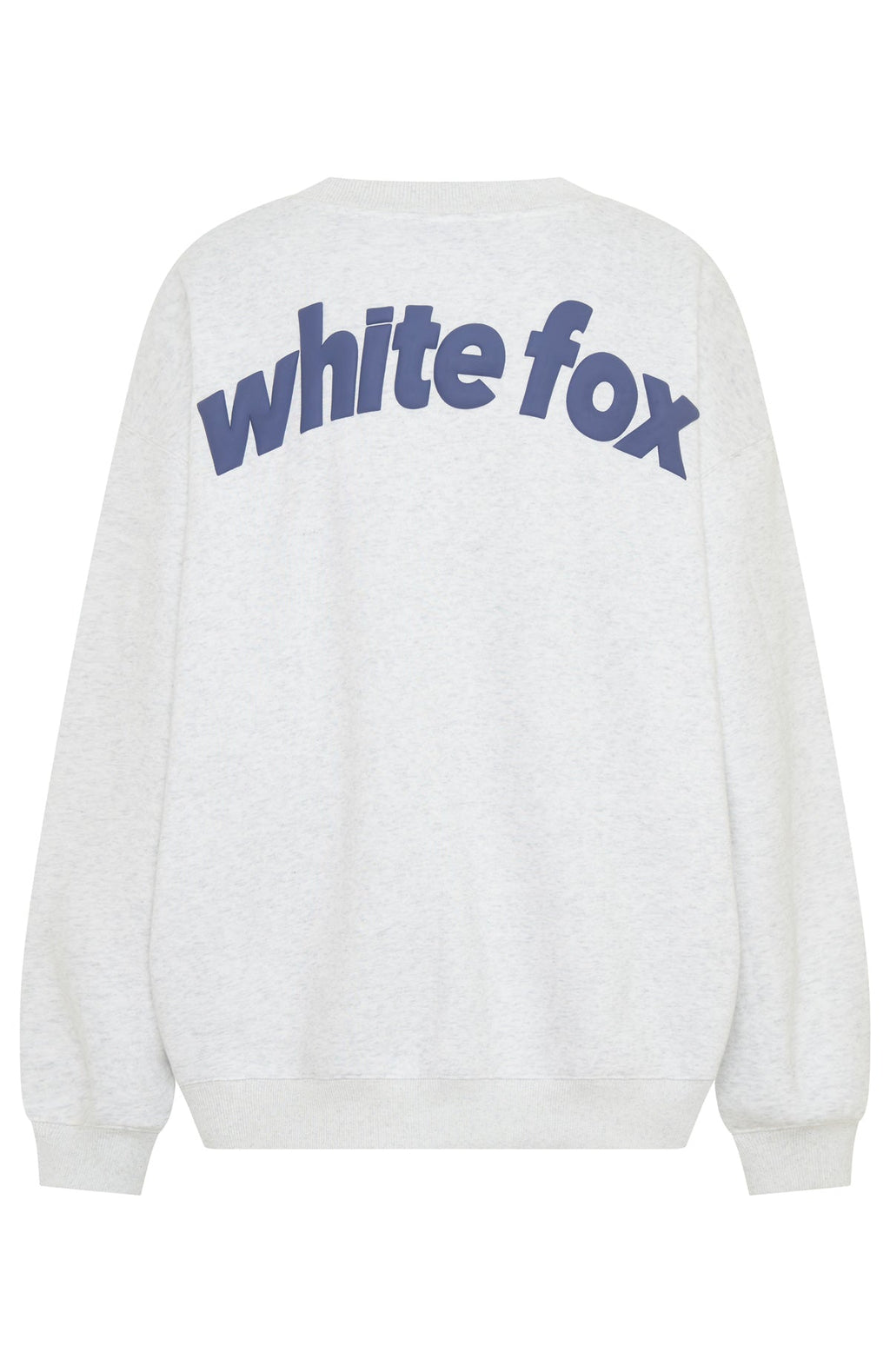 White Fox From The Archives Freya Oversized Sweater Grey Marle