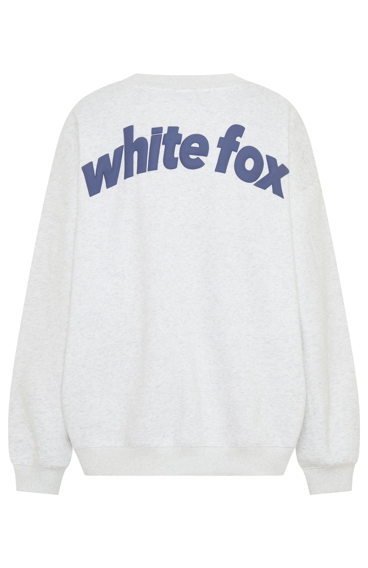 White Fox From The Archives Freya Oversized Sweater Grey Marle