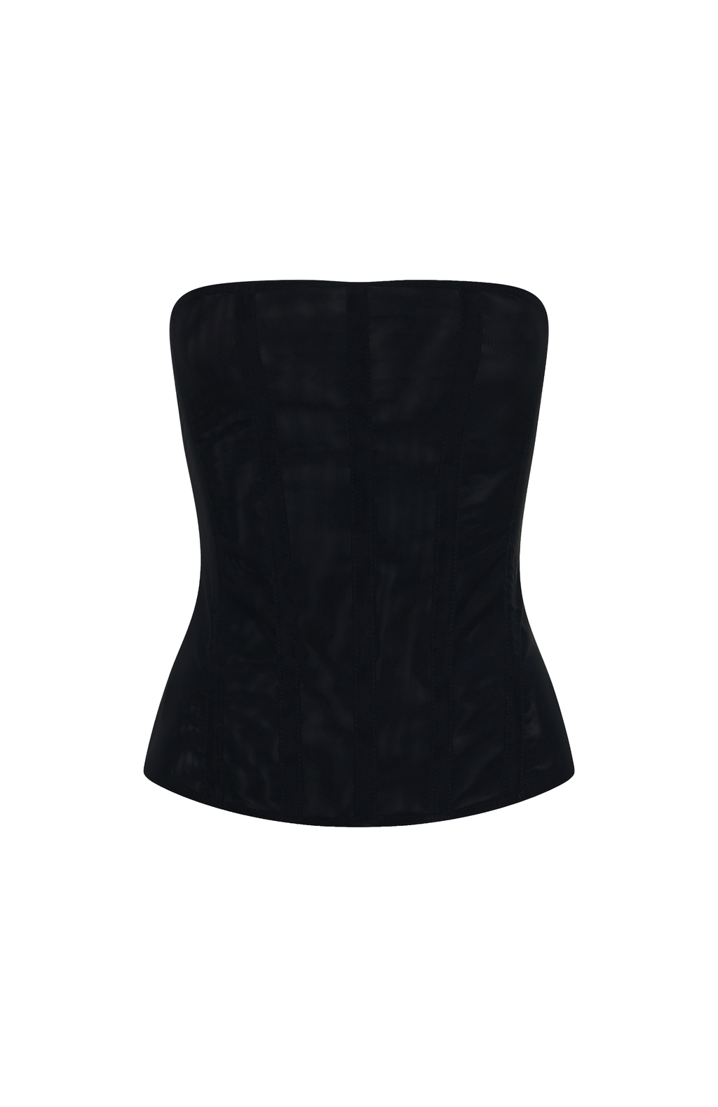 White Fox Tell Me A Secret Strapless Bustier Black