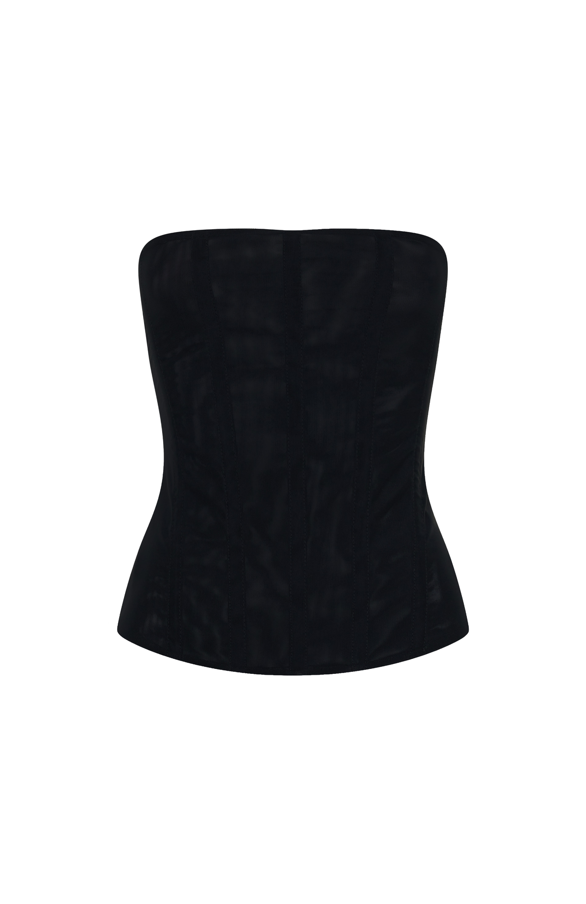 White Fox Tell Me A Secret Strapless Bustier Black