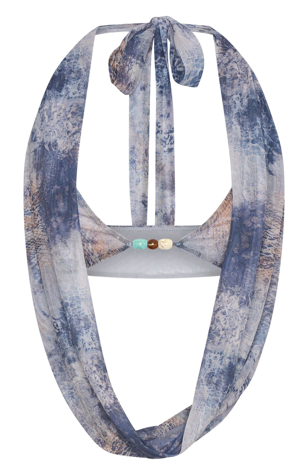 White Fox In My Dreams Halter Top Palm Oasis