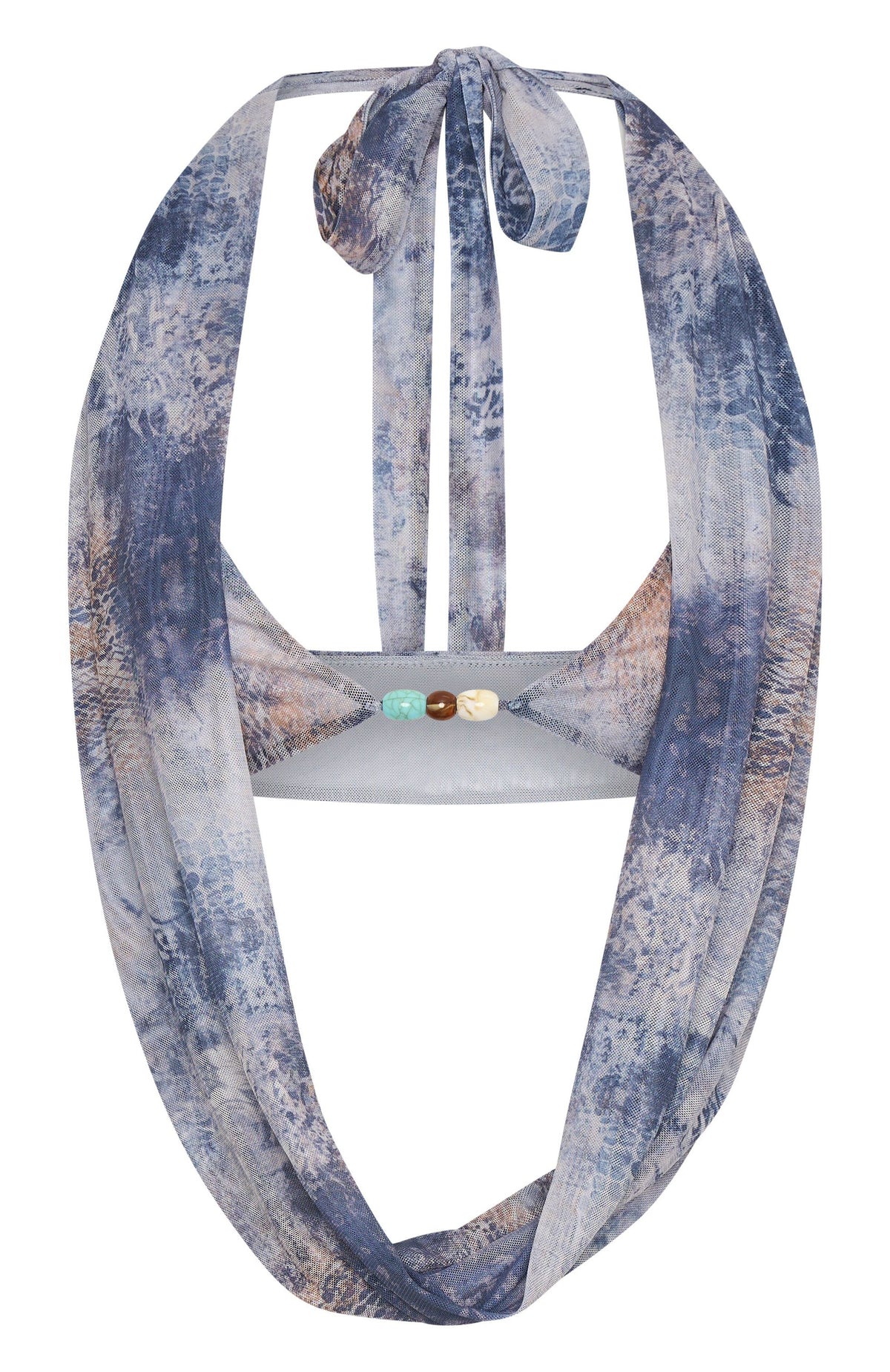 White Fox In My Dreams Halter Top Palm Oasis