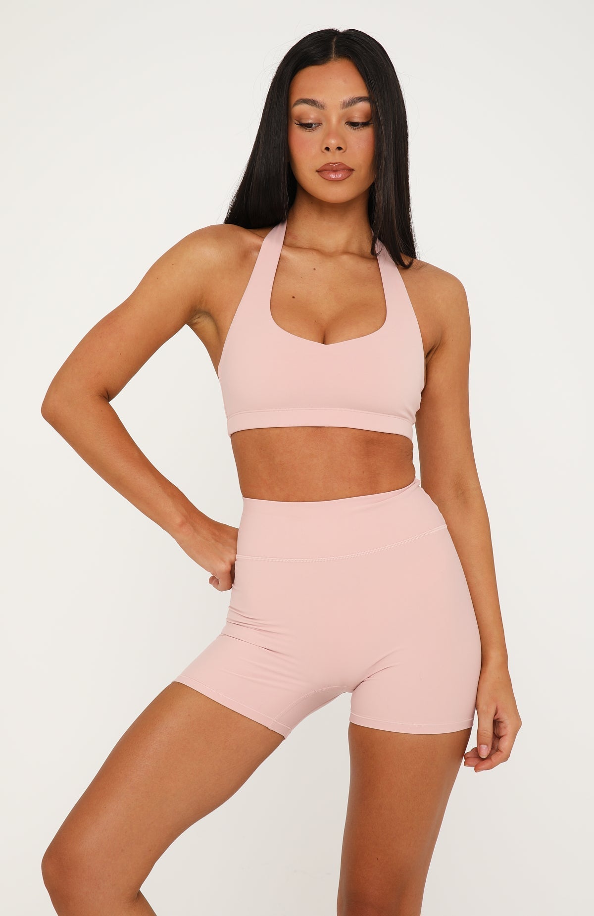 White Fox Sprint Sports Bra Dusty Pink