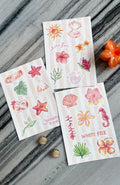 White Fox Tropical Baby Sticker Pack Mixed