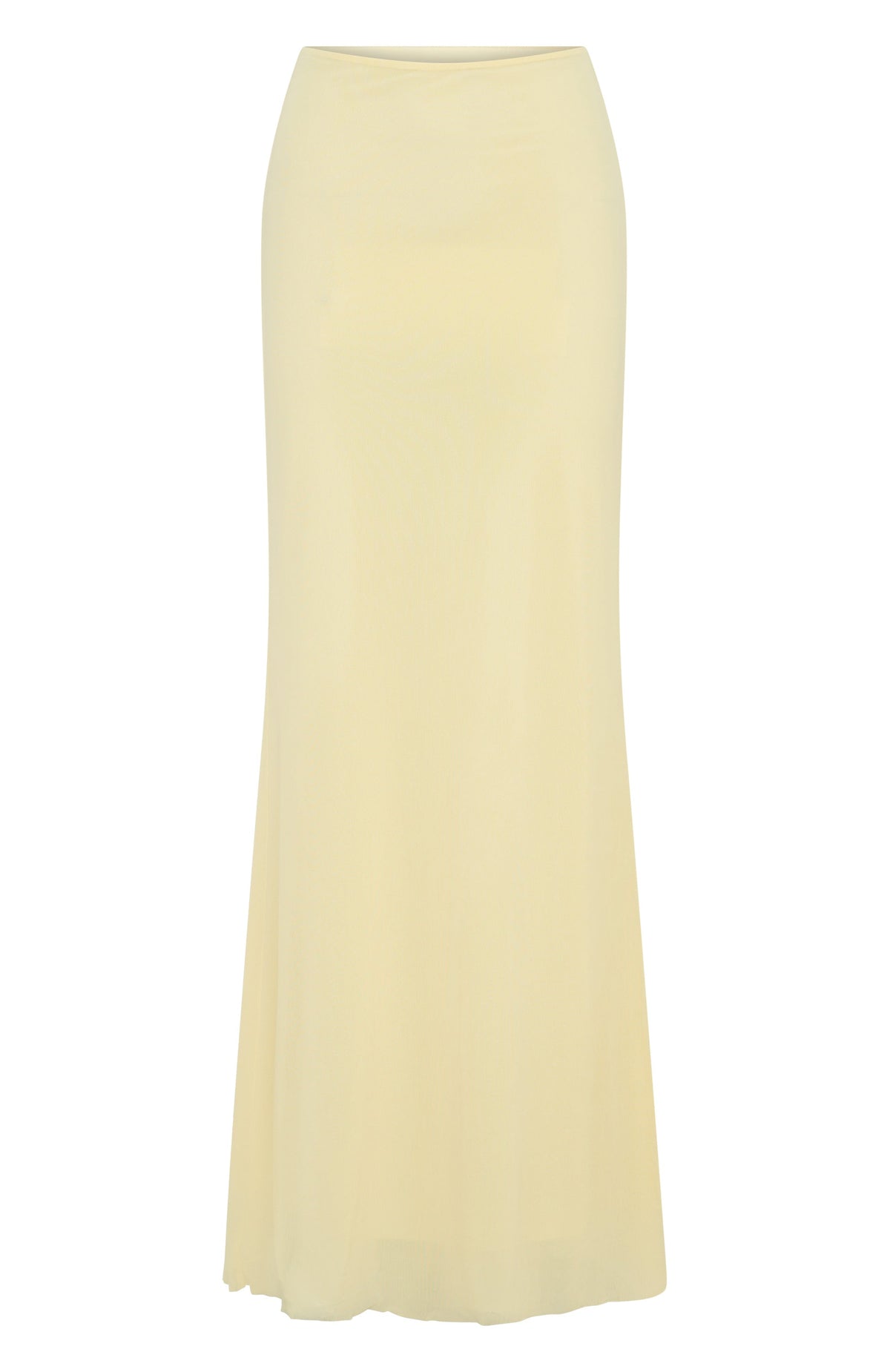 White Fox Loving You Maxi Skirt Lemon