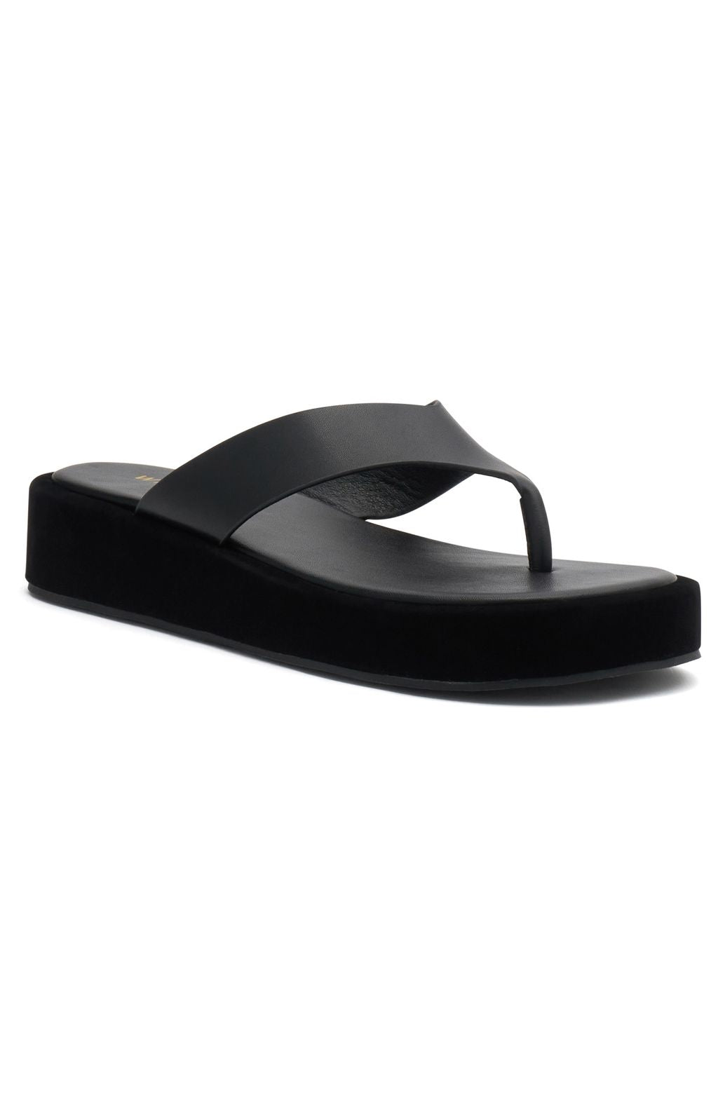 White Fox Juniper Sandals Black