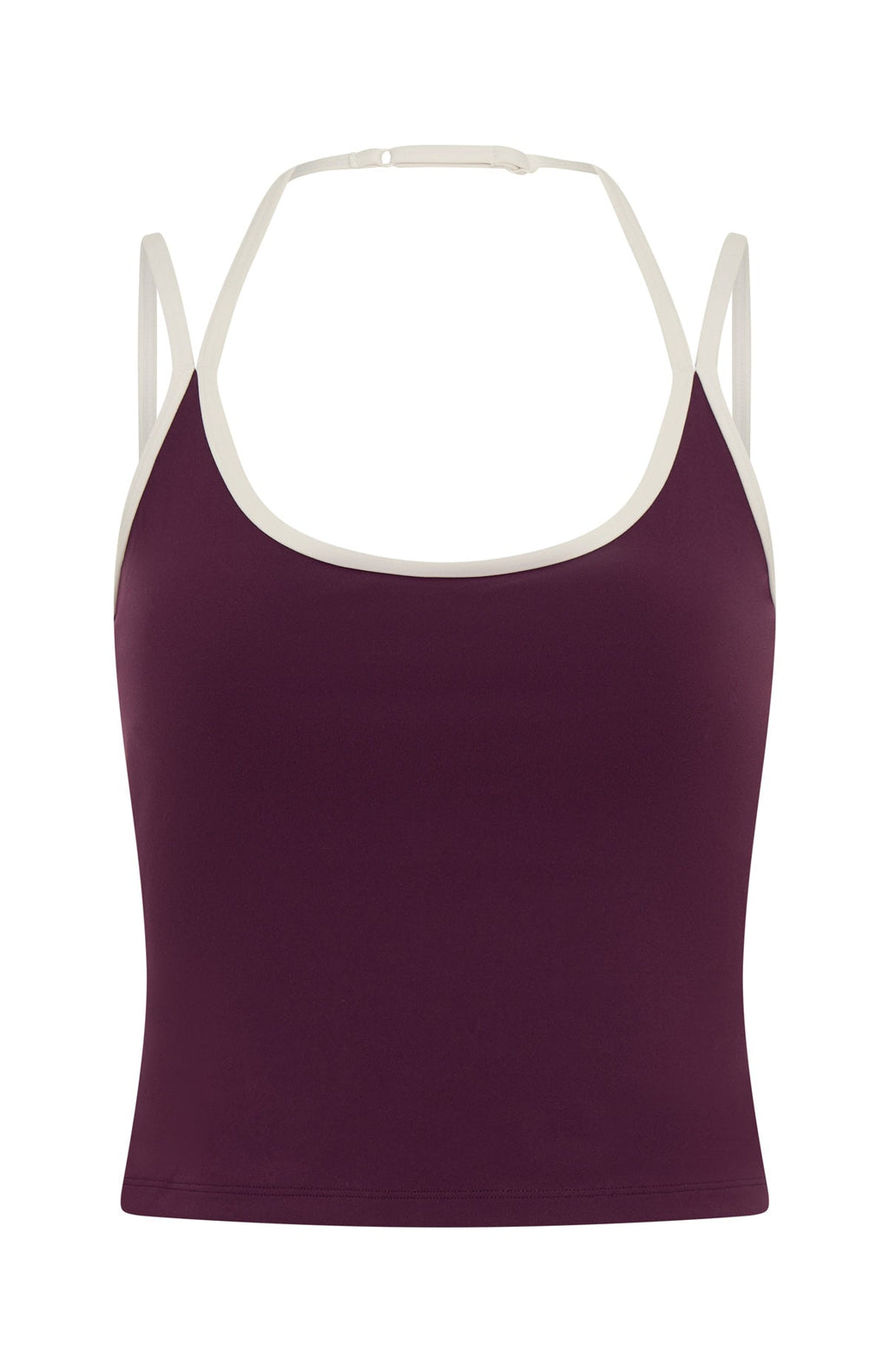 White Fox Power Boost Active Tank Plum/Cream