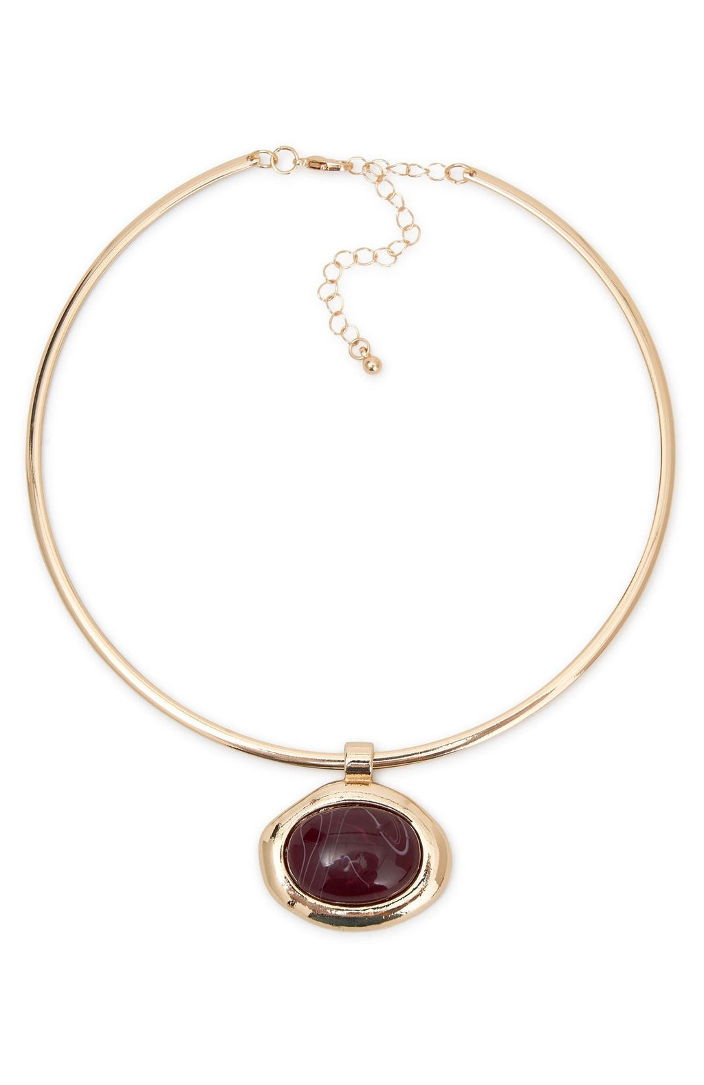 White Fox Sanford Necklace Gold