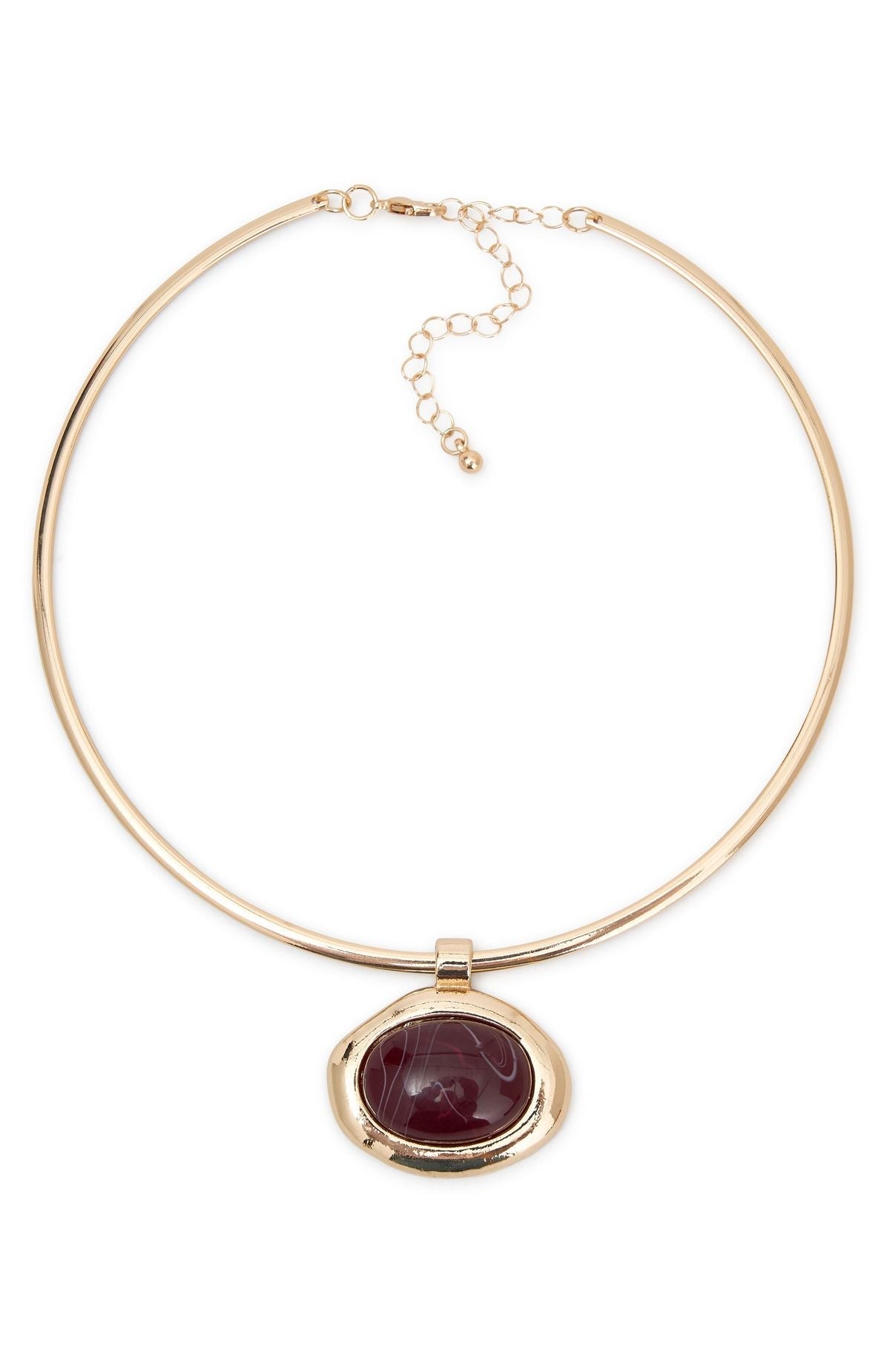 White Fox Sanford Necklace Gold
