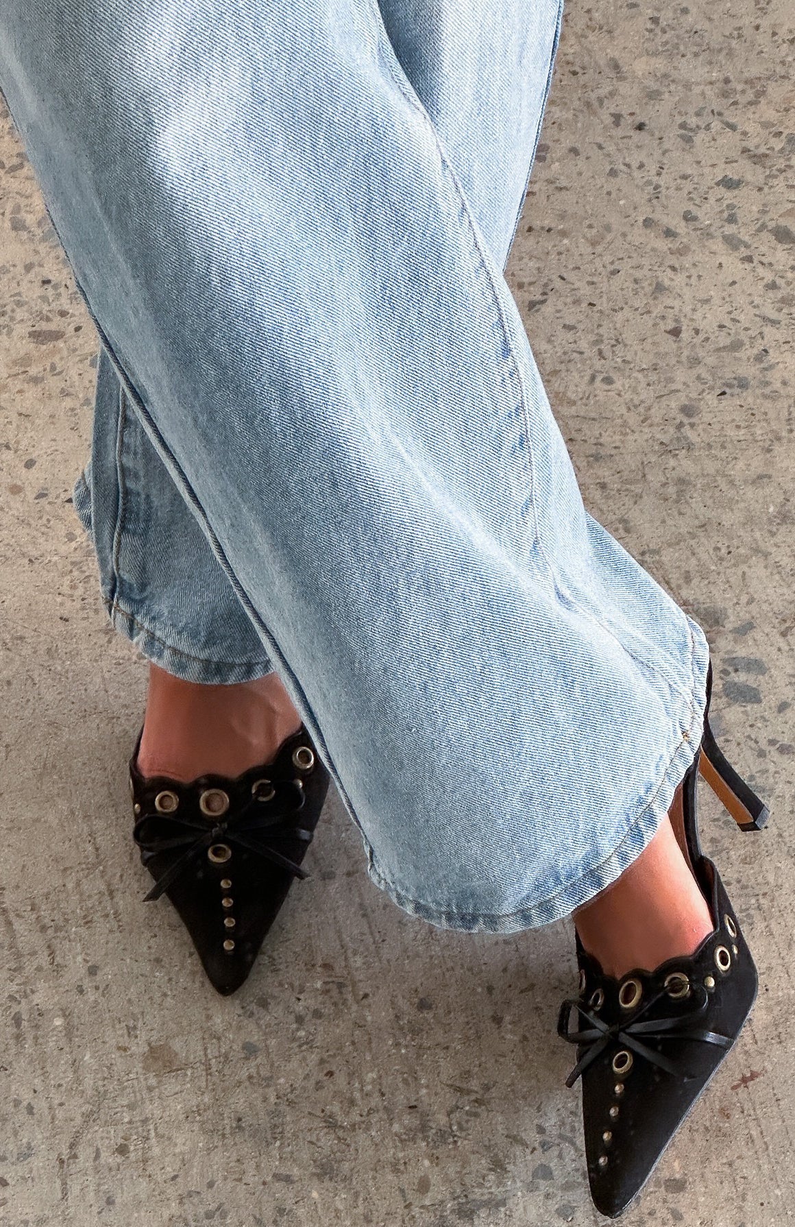 White Fox Leina Heels Black