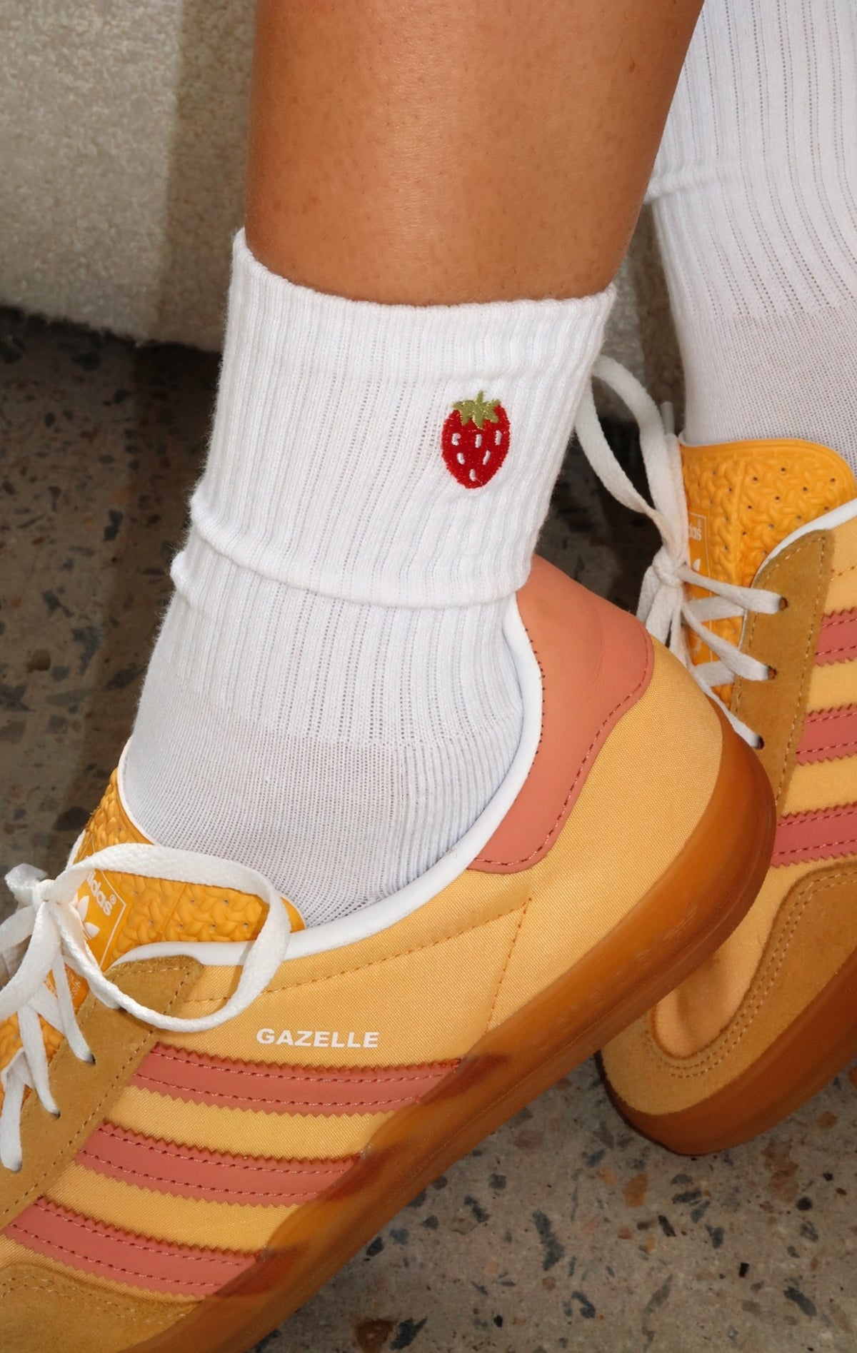 White Fox Sweetest Berry Socks White